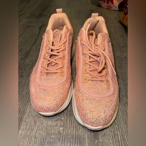 Top Moda pink gliter shoes